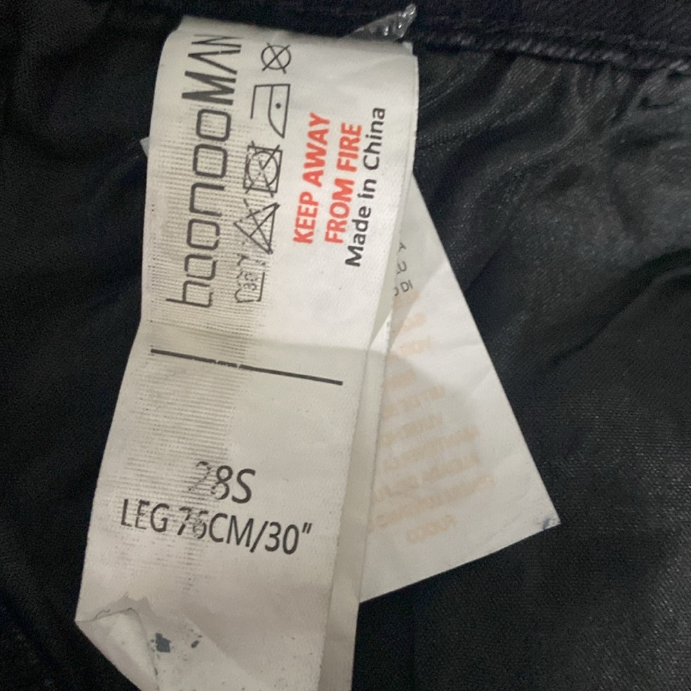 BooHoo Man Skinny Stretch Jeans Men’s 28x30 Black Spellout World Wide Collection - Picture 10 of 16